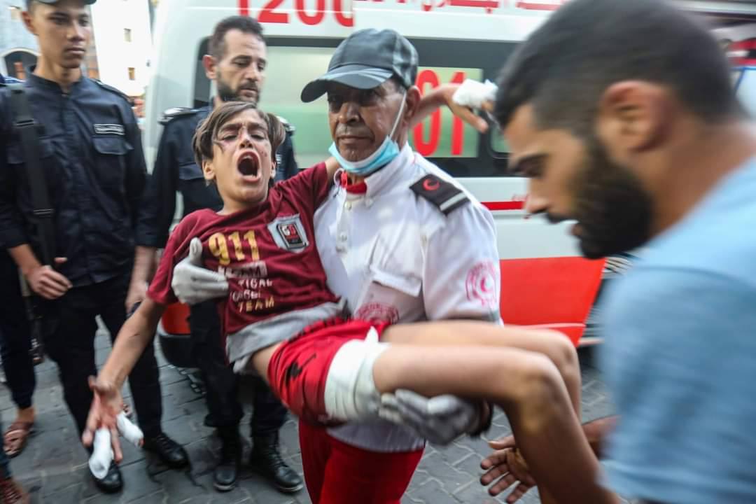 Peringati Peristiwa Pembakaran Masjid Al Aqsa, Anak-Anak Gaza Ditembaki